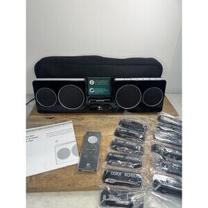 Logitech Pure-Fi Anywhere 2 iPod iPhone Speaker Dock w/ Cord Remote Case Access